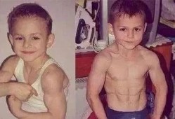 吃瓜小熊腹肌,揭秘健身达人背后的故事