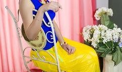 蓝衣妹妹吃瓜,揭秘娱乐圈幕后故事